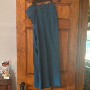 Lane Bryant teal Blue Wide Leg Pants